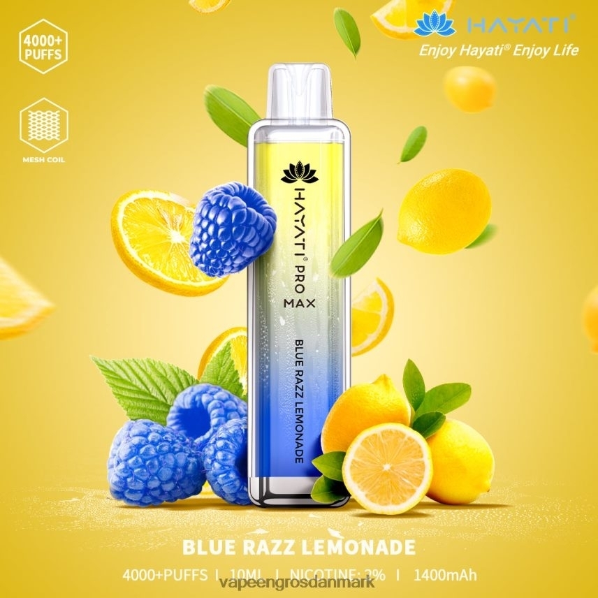 E Væske Aalborg blå razz limonade RLD6X149 Hayati Pro Max 4000