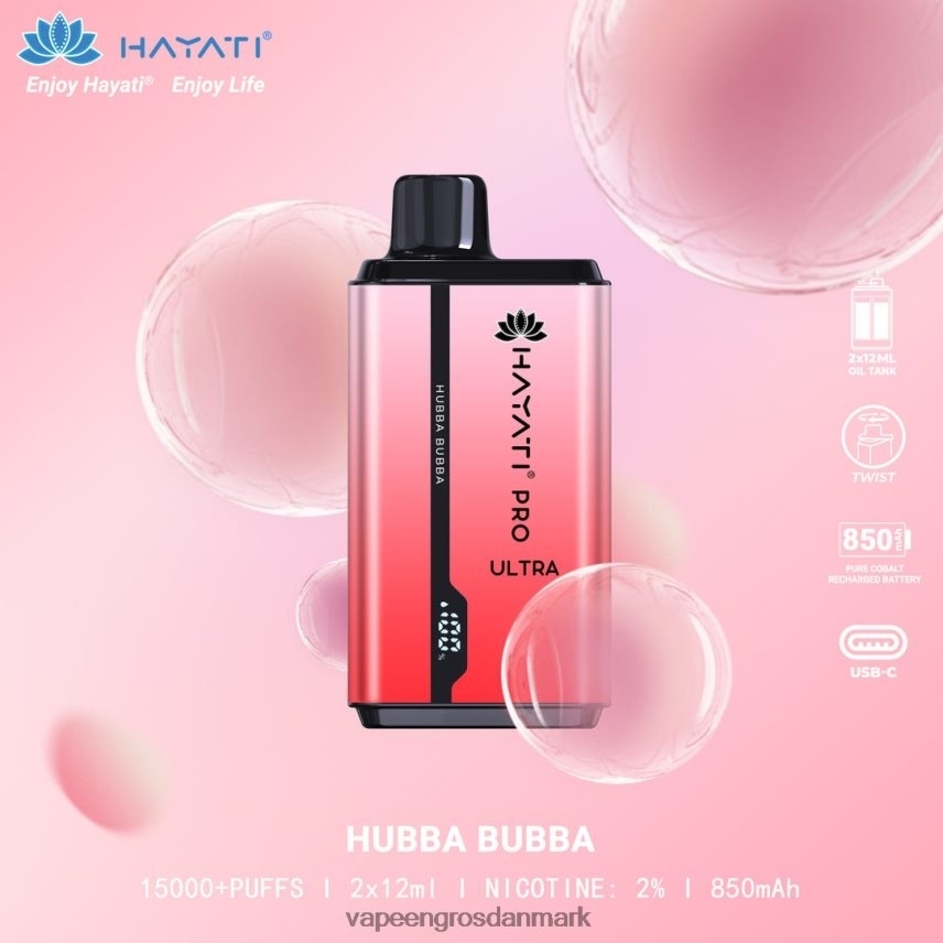 Vape Wholesale Helsingør hubba bubba RLD6X206 Hayati Pro Ultra
