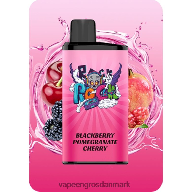 Vape Engros Danmark - IGET Bar pro FDN68X12 rygbær granatæble kirsebær