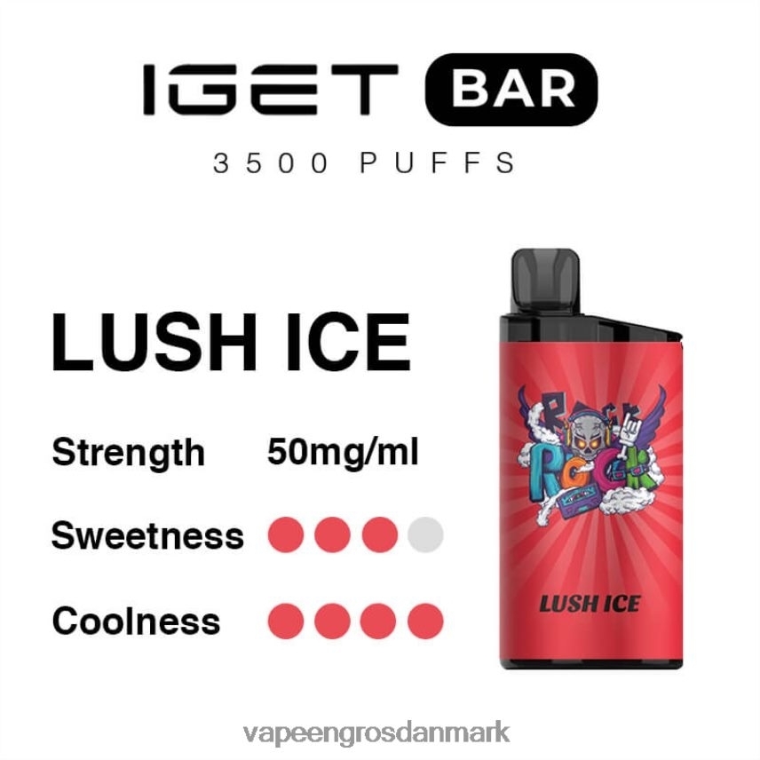 Vape Wholesale København frodig is RLD6X93 IGET BAR 3500 5% nikotin