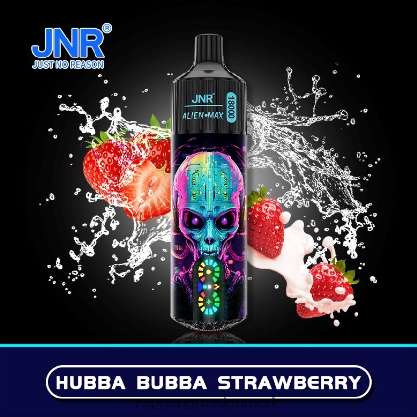 E-Væske Med Frugtsmag Og Nikotin hubba bubba jordbær RLD6X570 JNR ALIEN MAX