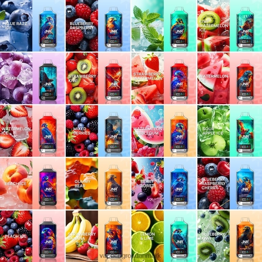 Vape Wholesale Danmark jordbæris RLD6X551 JNR FALCON-X