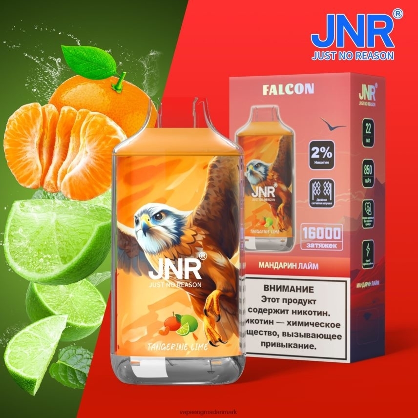 E-Væske Med Frugtsmag Og Nikotin mandarin lime RLD6X720 JNR FALCON