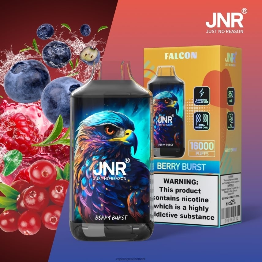 Vape Wholesale Helsingør bær sprængt RLD6X696 JNR FALCON
