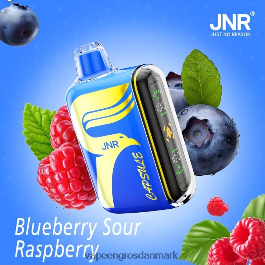 Vape Engros Danmark blåbær-sur-hindbær RLD6X602 JNR CAPSULE