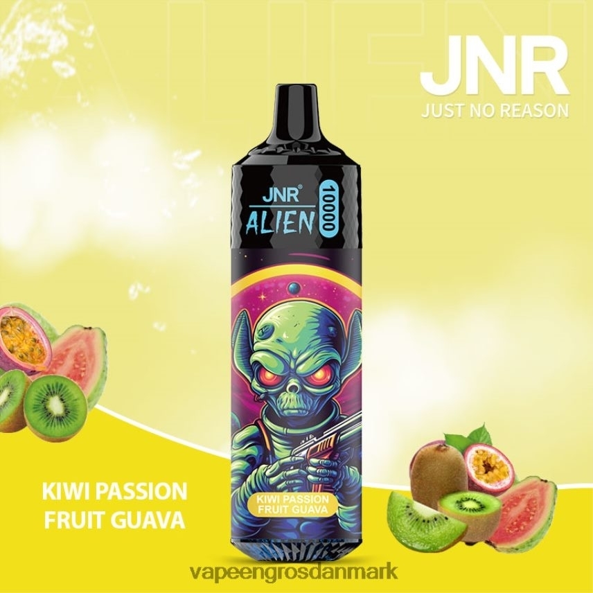 E Væske Med Nikotin kiwi passionsfrugt guava RLD6X648 JNR ALIEN