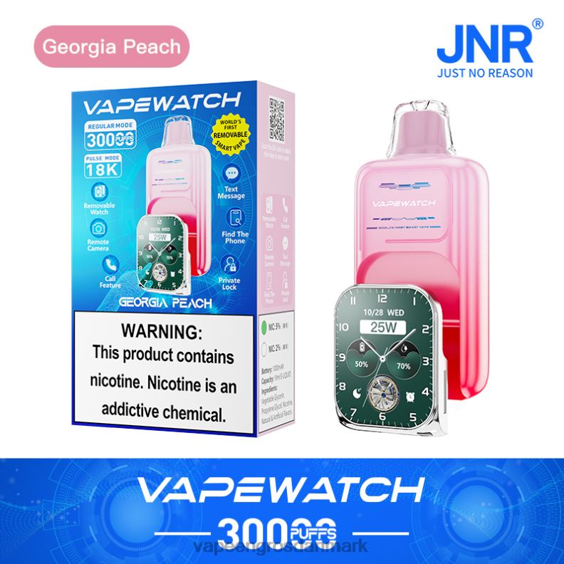 JNR vape ur georgia fersken 4DFTT3 Vape Wholesale København