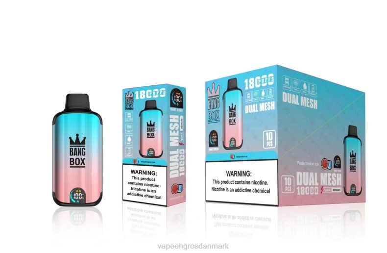 E Væske Med Nikotin - Bang Box 18000 pust vandmelon is ZXHN96