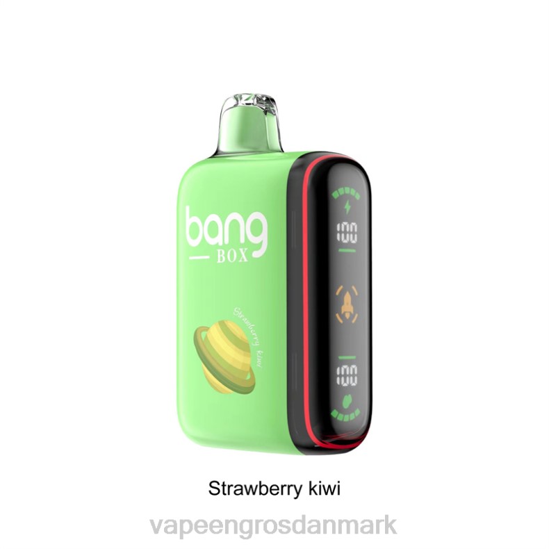 E Væske Med Smag - Bang Box 9000-18000 pust intelligent power display jordbær kiwi ZXHN27