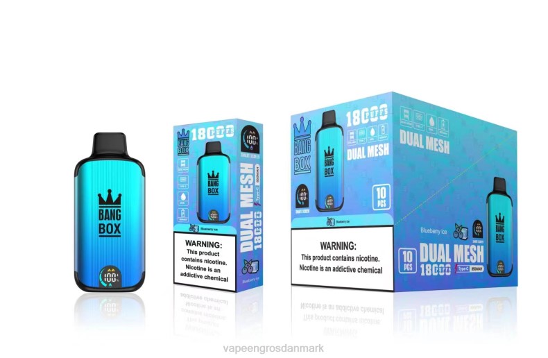 Vape Engros Danmark - Bang Box 18000 pust blåbæris ZXHN90