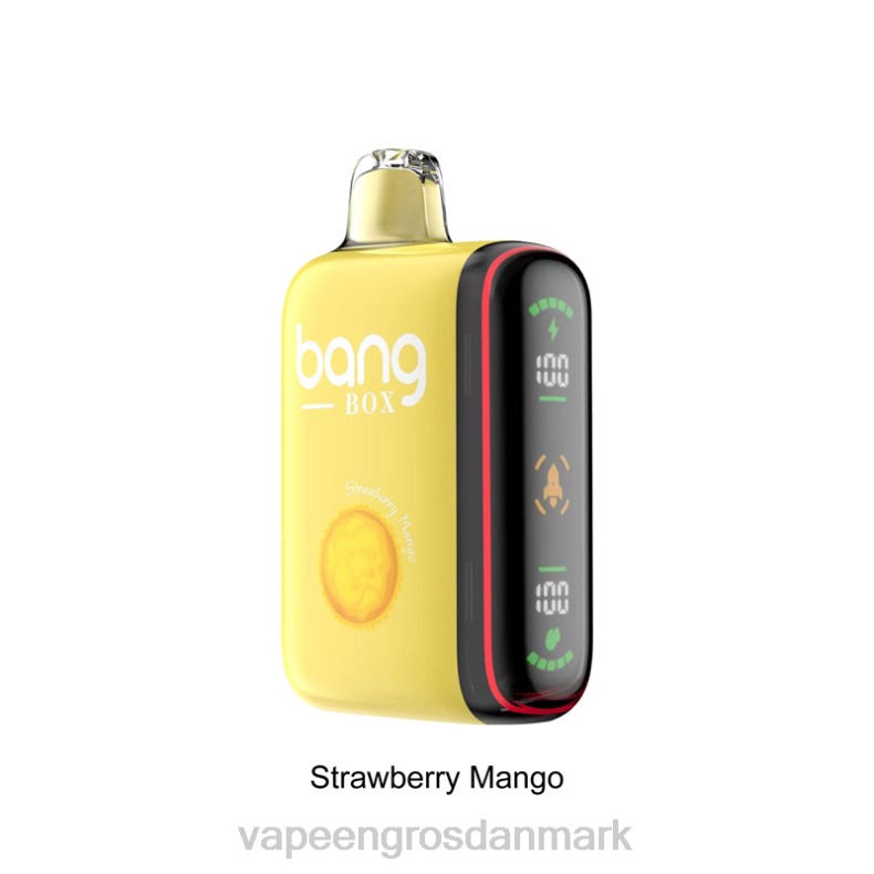 Vape Shops In Denmark - Bang Box 9000-18000 pust intelligent power display jordbær mango ZXHN35