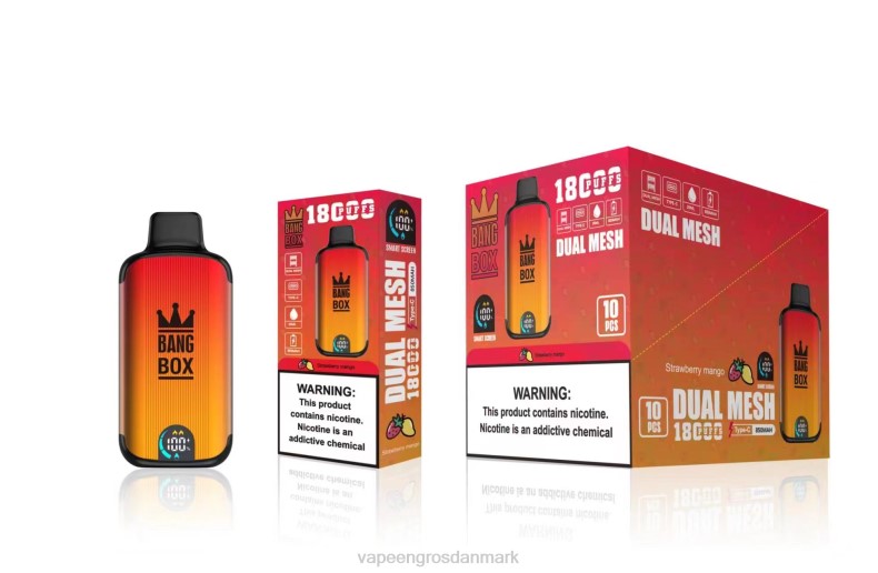 Vape Wholesale Danmark - Bang Box 18000 pust jordbær mango ZXHN99