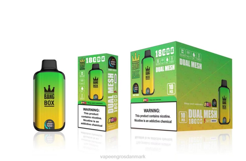 Vape Wholesale Danmark - Bang Box 18000 pust mango fersken vandmelon ZXHN89