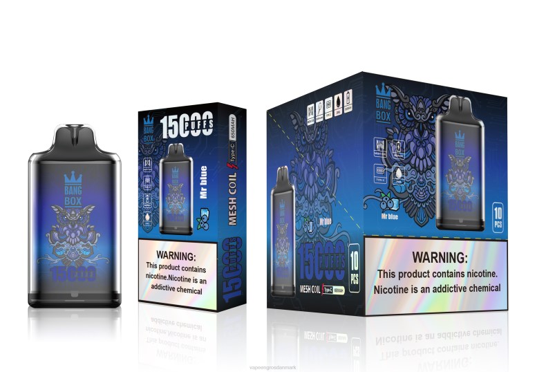 Vape Wholesale Danmark - Bang Box s1-15000 pust hr blå ZXHN109