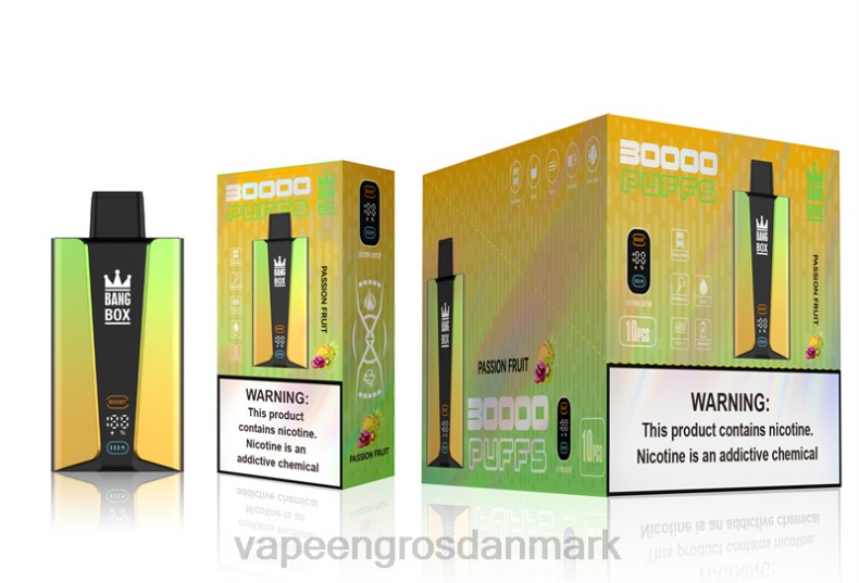 Vape Wholesale Helsingør - Bang Box 30000 pust smart skærm passionsfrugt ZXHN84