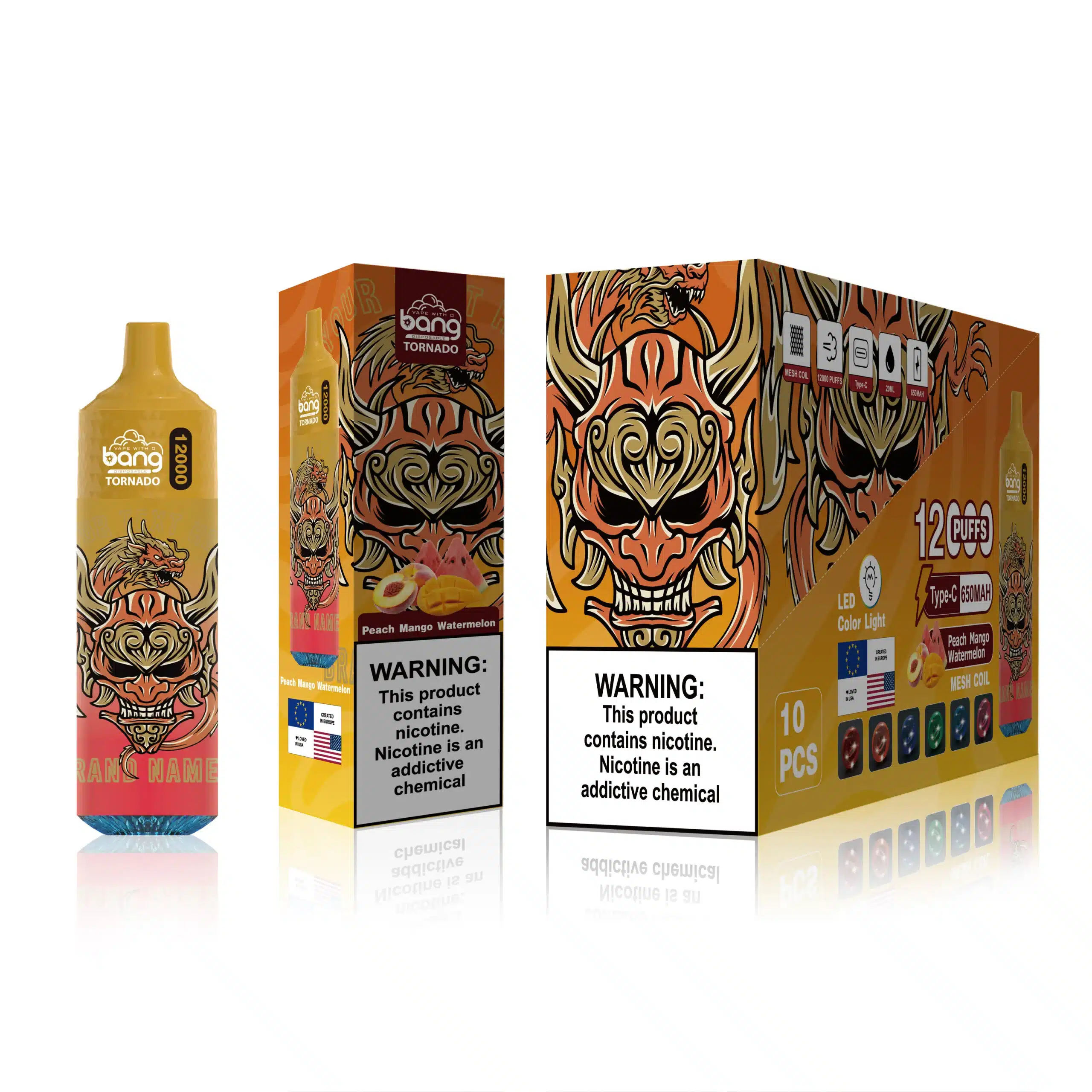 fersken mango vandmelon