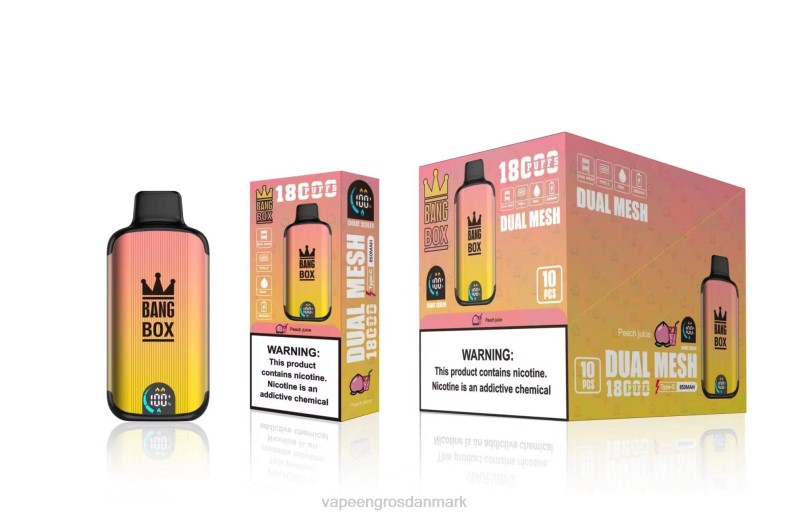 Vape Wholesale København - Bang Box 18000 pust ferskenjuice ZXHN91