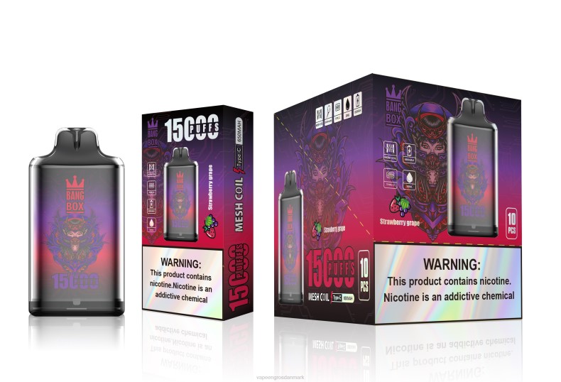 Vape Wholesale København - Bang Box s1-15000 pust jordbærdrue ZXHN111