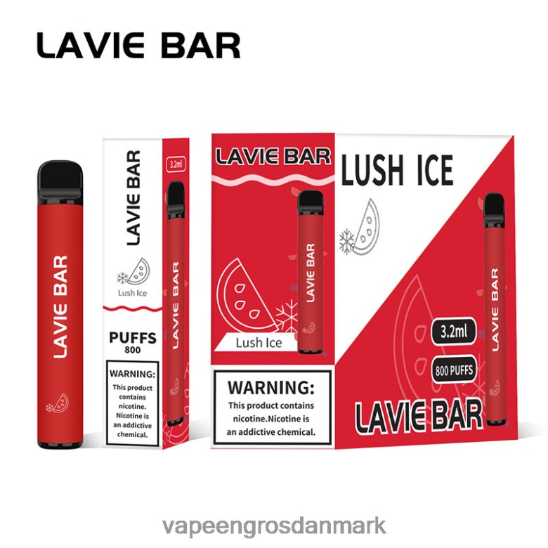 E Væske Med Nikotin - LAVIE BAR 800 pust F4ZFFD308 frodig is