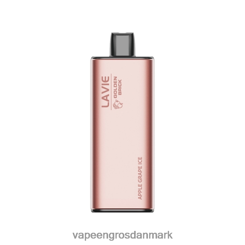 Vape Engros Danmark - LAVIE GOLDEN BRICK 10000 pust F4ZFFD52 æble drue is