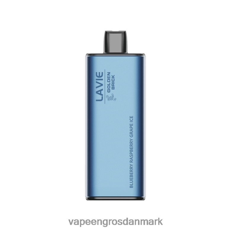 Vape Wholesale Helsingør - LAVIE GOLDEN BRICK 10000 pust F4ZFFD56 blåbær hindbær drue is