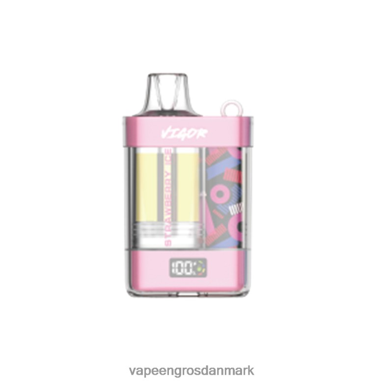 Vape Wholesale Danmark - LAVIE VIGOR 15000 pust F4ZFFD1 jordbæris