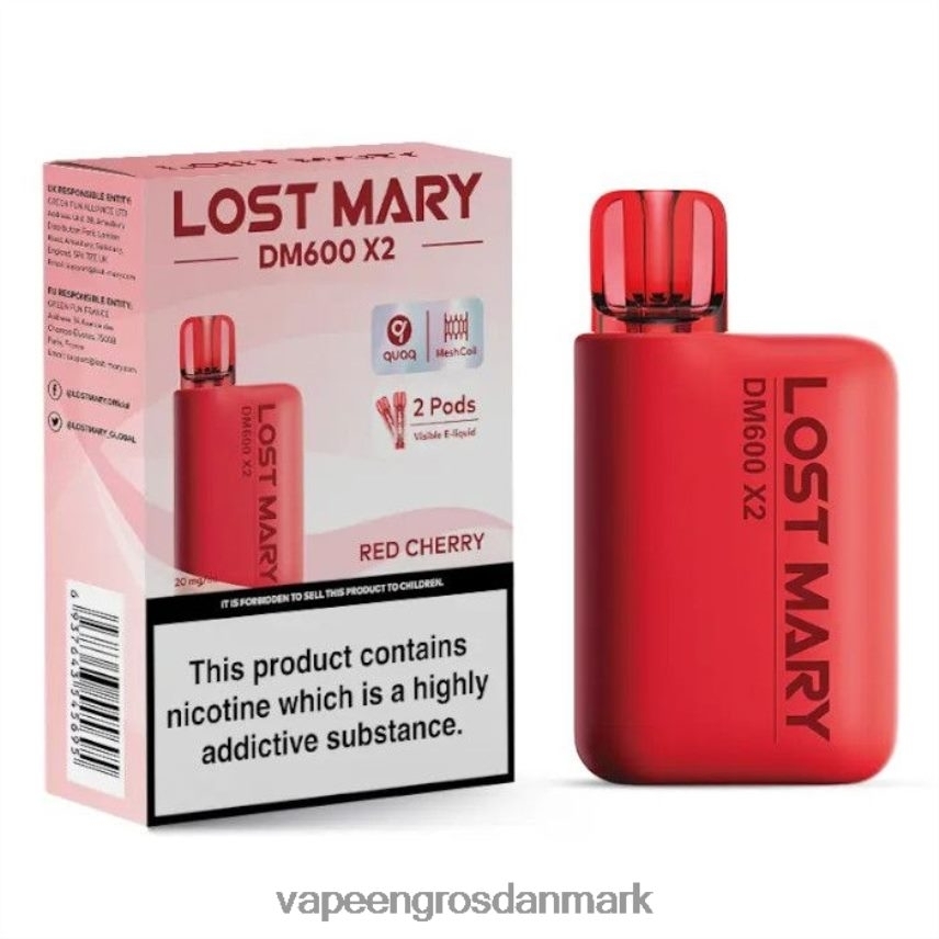 E Væske Aalborg rødt kirsebær RLD6X479 LOST MARY DM600 X2