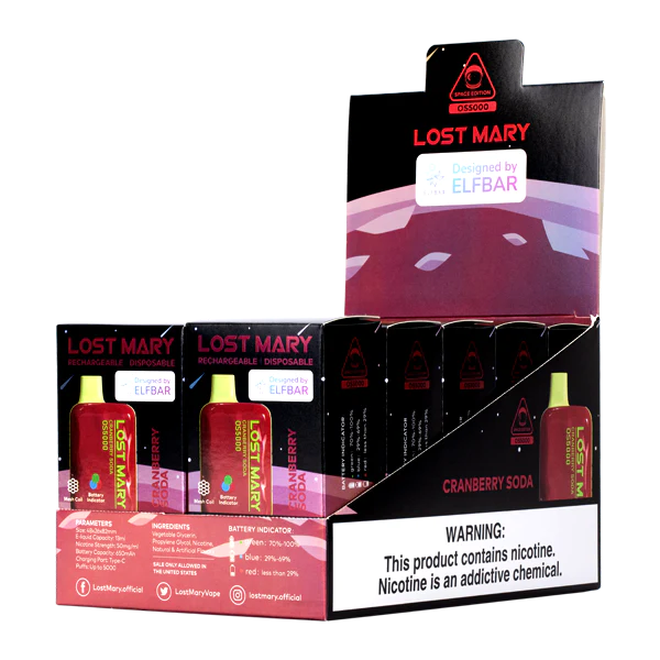 E Væske Aalborg tranebær sodavand RLD6X109 LOST MARY OS5000