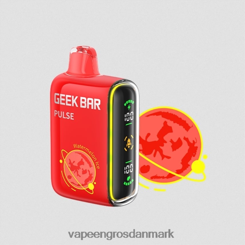 E-Væske Med Frugtsmag Og Nikotin vandmelon is RLD6X80 GEEK BAR Pulse planet edition 7500 pust/15000 pust