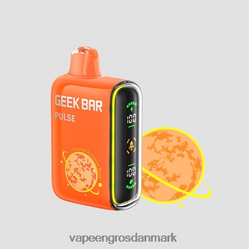 E Væske Med Nikotin tropisk regnbueeksplosion RLD6X78 GEEK BAR Pulse planet edition 7500 pust/15000 pust