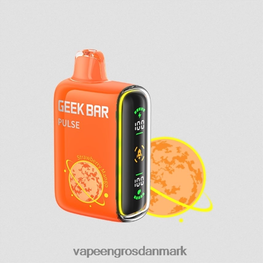 Vape Wholesale Danmark jordbær mango RLD6X81 GEEK BAR Pulse planet edition 7500 pust/15000 pust