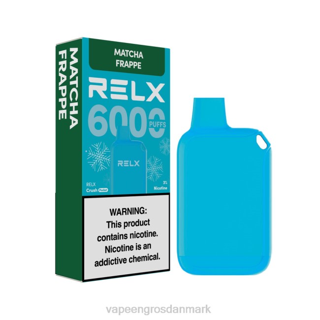 E Væske Med Smag - RELX Crush Pocket 6000 iskolde matcha frappe L4R017