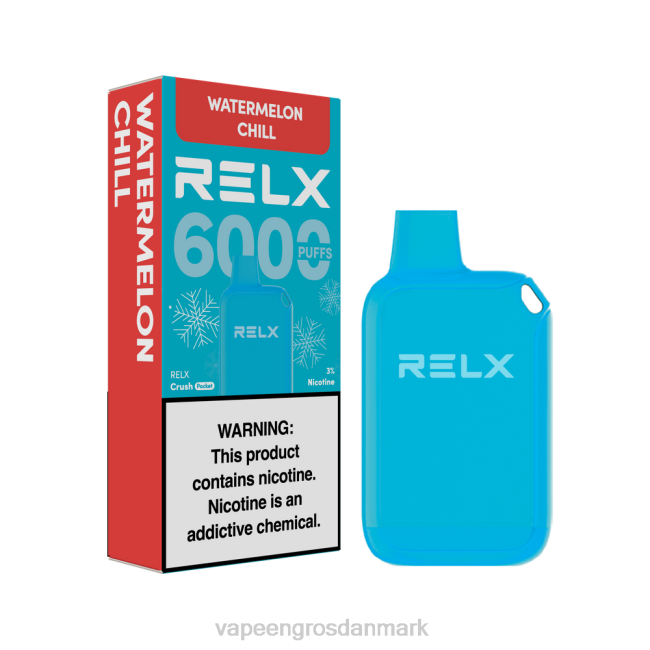 Vape Wholesale In Denmark - RELX Crush Pocket 6000 iskolde vandmelon chill L4R024