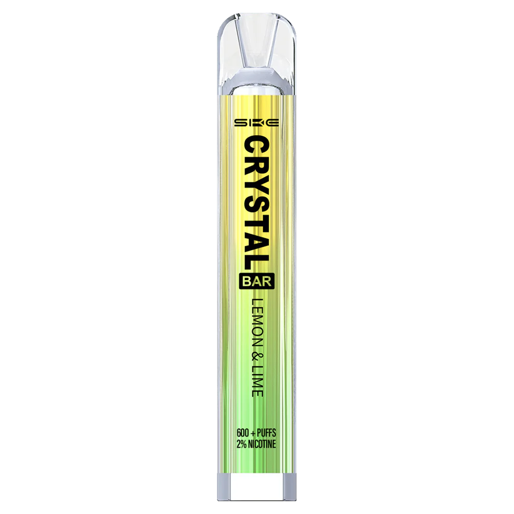 Vape Engros Danmark citron & lime RLD6X262 SKE Crystal Bar engangs vape 600 pust