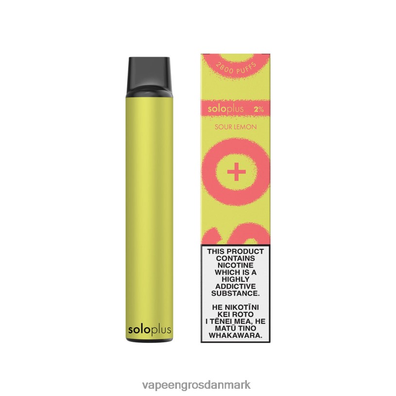 Vape Wholesale Helsingør - Solo Plus engangs vape sur citron LFBTL36