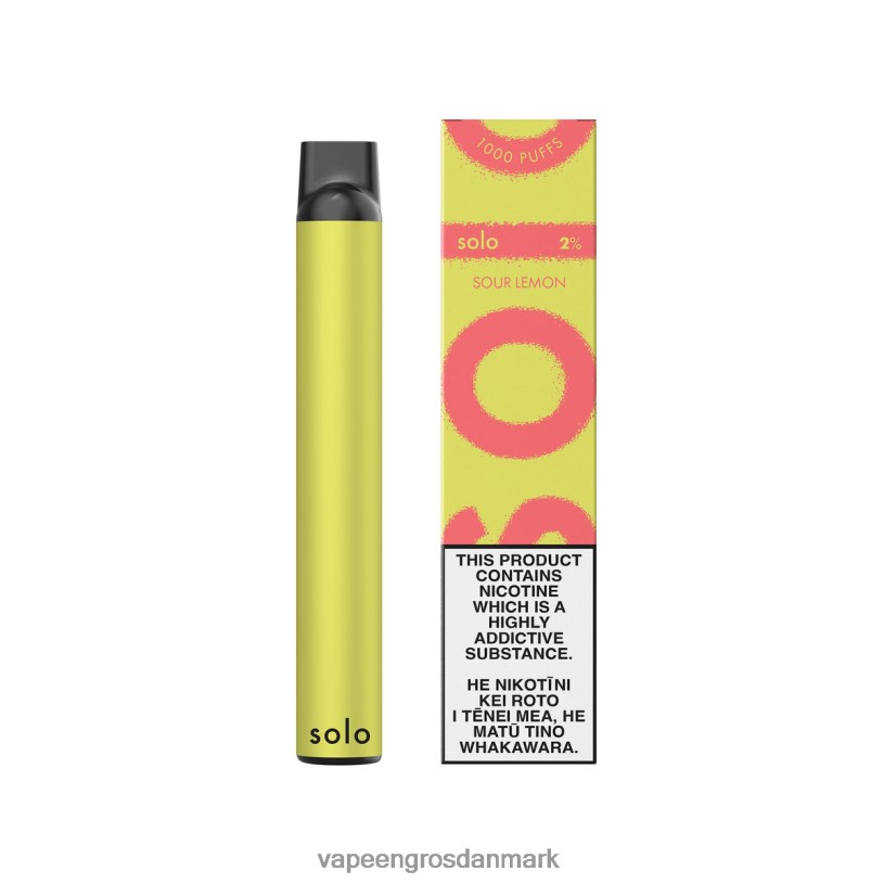 Vape Engros Danmark - Solo engangs vape sur citron LFBTL12