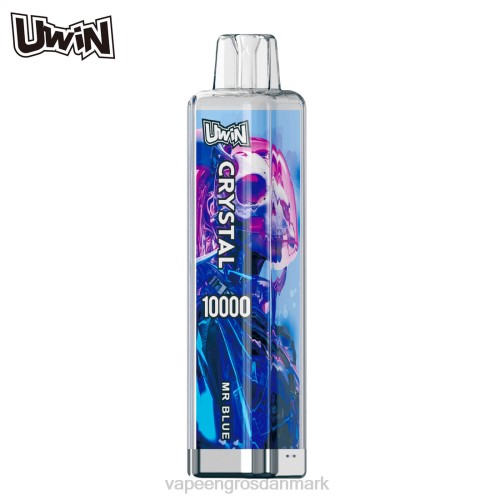 E-Væske Med Frugtsmag Og Nikotin - UWIN CRYSTAL 10000 engangs vape hr blå 668ZN215
