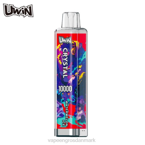 E-Væske Med Frugtsmag Og Nikotin - UWIN CRYSTAL 10000 engangs vape vandmelon is 668ZN25