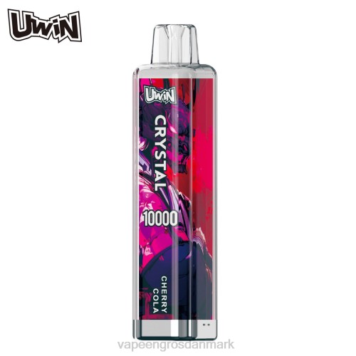 E Væske Med Nikotin - UWIN CRYSTAL 10000 engangs vape cherry cola 668ZN213