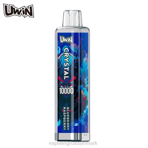 Vape Wholesale Helsingør - UWIN CRYSTAL 10000 engangs vape blåbær hindbær 668ZN21