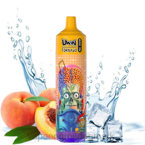 Vape Wholesale Helsingør - UWIN CRYSTAL 35k engangsvape sommer fersken is 668ZN231
