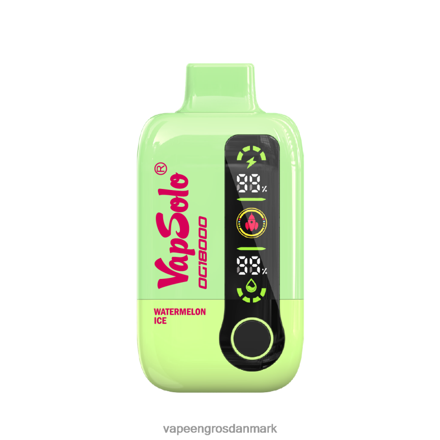 E-Væske Med Frugtsmag Og Nikotin - VapSolo dg18000 vandmelon is 64264410