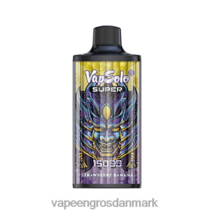 Vape Wholesale Helsingør - Vapsolo SUPER engangs vape jordbær banan 2NZN8116
