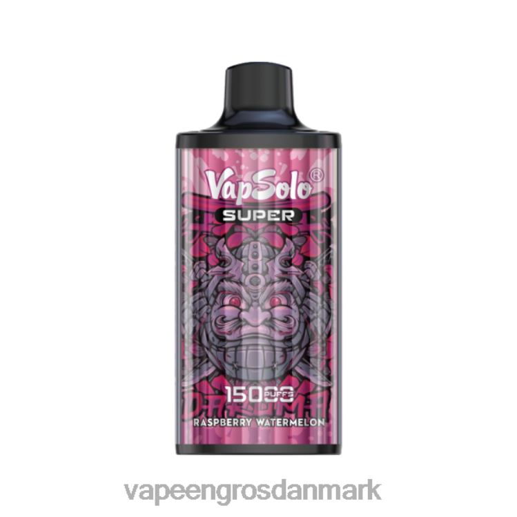 Vape Wholesale København - Vapsolo SUPER engangs vape hindbær vandmelon 2NZN8113