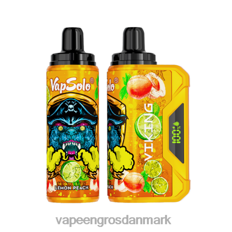 Vape Shops In Denmark - Vapsolo VIKING engangs vape citron fersken 2NZN8135