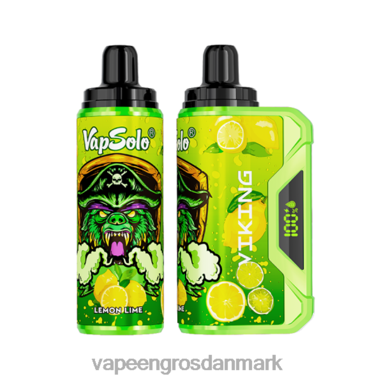 Vape Wholesale In Denmark - Vapsolo VIKING engangs vape citron lime 2NZN8134