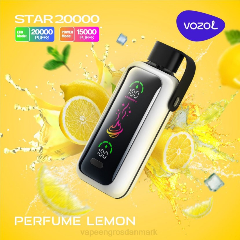 E Væske Med Smag - VOZOL STAR 20.000 Z0N617 parfume citron