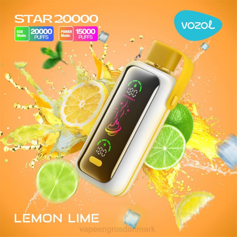Vape Wholesale Danmark - VOZOL STAR 20.000 Z0N611 citron lime