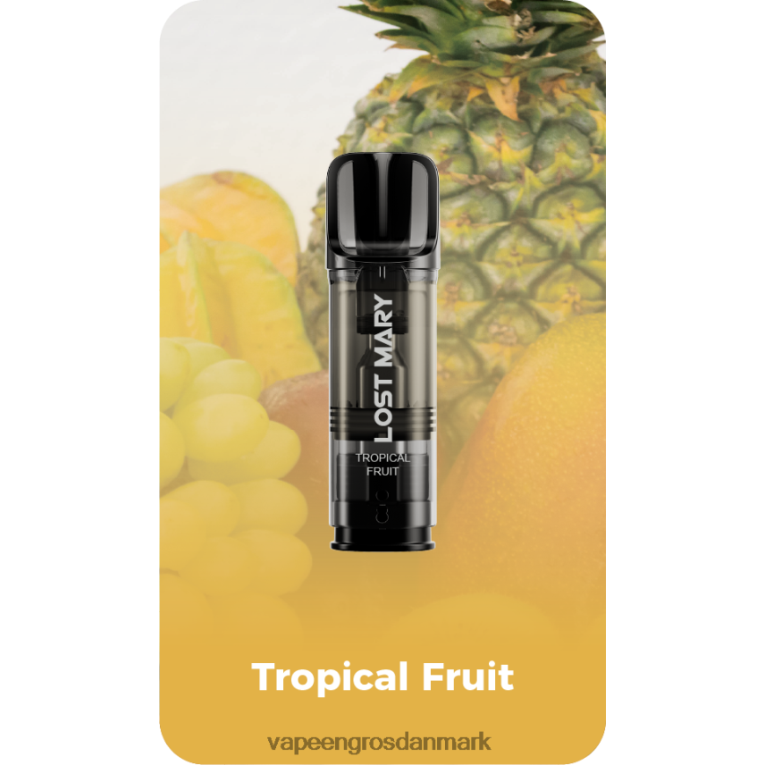 Vape Engros Danmark tropisk frugt RLD6X432 LOST MARY Tappo forudfyldte udskiftningspuder