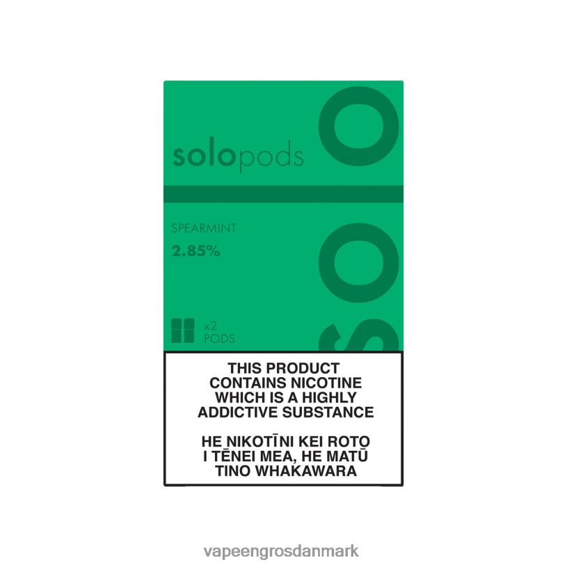 Vape Engros Danmark - Solo erstatning pod 2-pak grønmynte LFBTL62